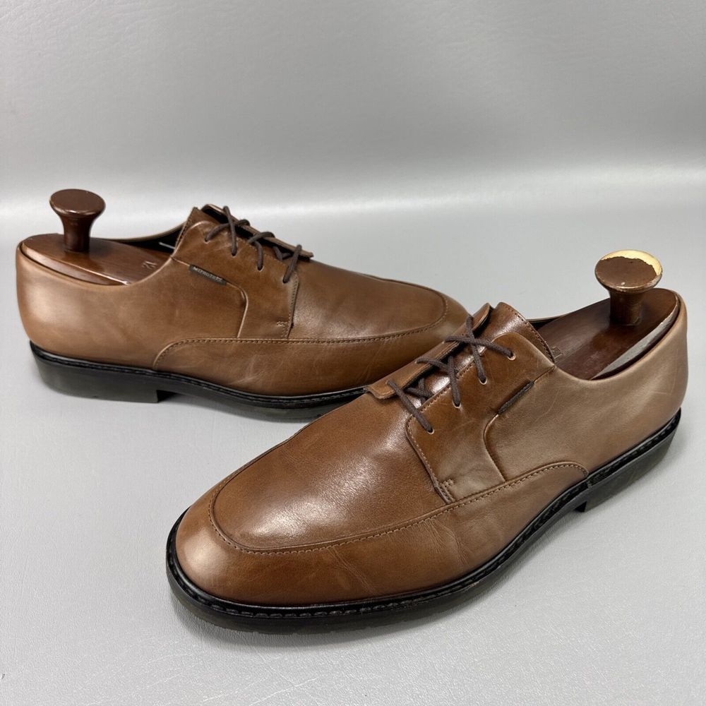 Mephisto Air Relax Shoes Mens Size 13 Brown Leather Oxfords Goodyear Welt Career